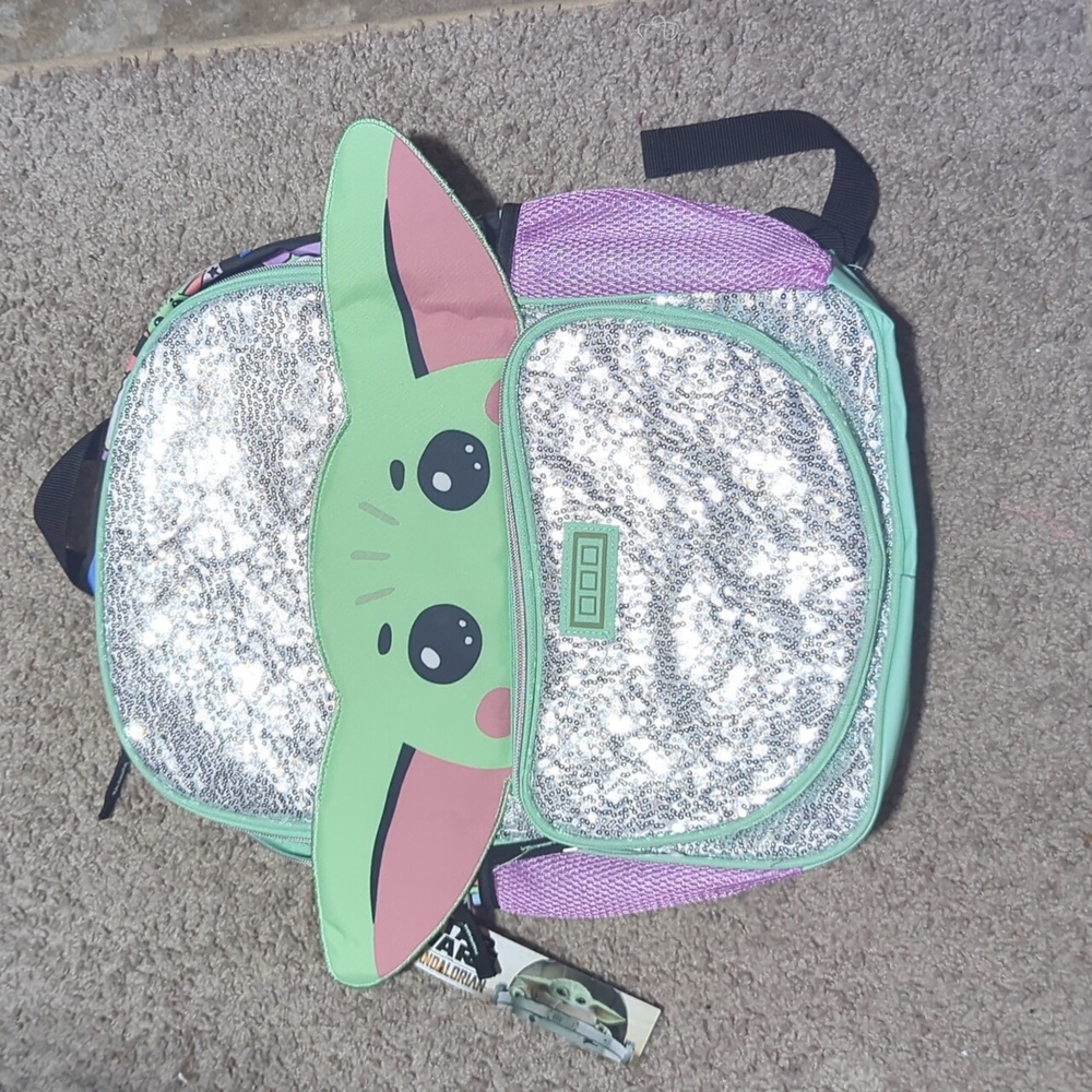 Disney star wars  Grogu backpack kids green
